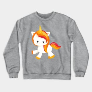 Thanksgiving Unicorn, Cute Unicorn, Magic Unicorn Crewneck Sweatshirt